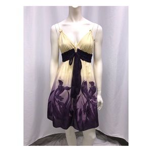 Max Studio ombré floral dress